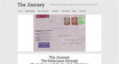 Desktop Screenshot of holocaustjourney.com