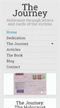Mobile Screenshot of holocaustjourney.com